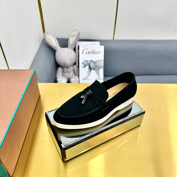 Mocassini LP Summer Charms Walk in pelle scamosciata nera 994507