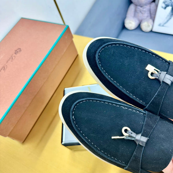 Mocassini LP Summer Charms Walk in pelle scamosciata nera 994507