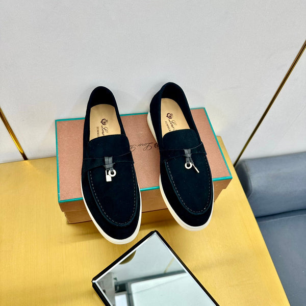 Mocassini LP Summer Charms Walk in pelle scamosciata nera 994507