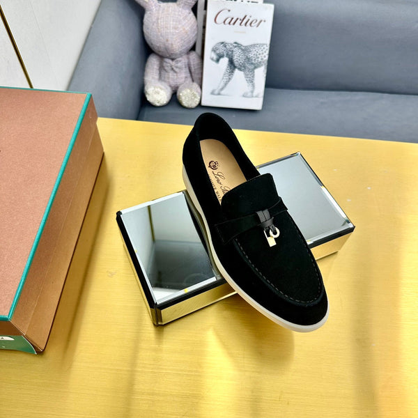 Mocassini LP Summer Charms Walk in pelle scamosciata nera 994507