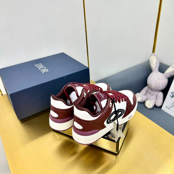 CD B57 Mid-Top Sneaker In Burgundy Calfskin 993826
