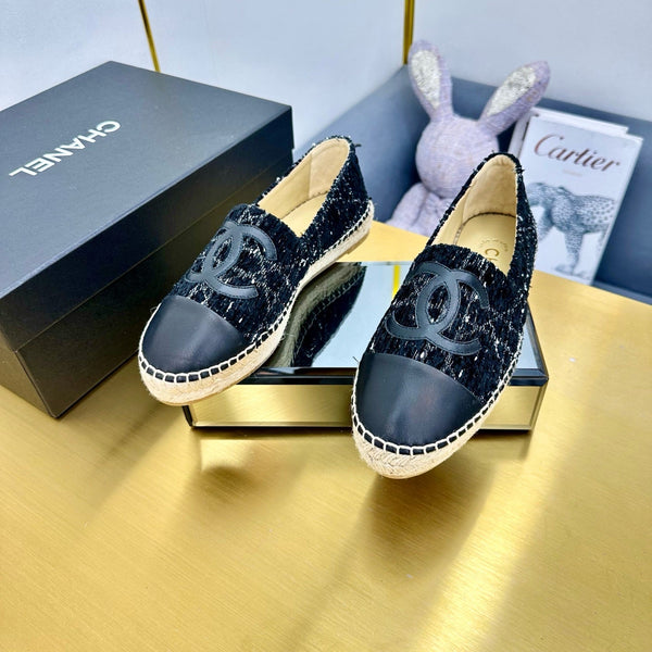 Espadrillas slip-on CC 25s in tweed nero 297819