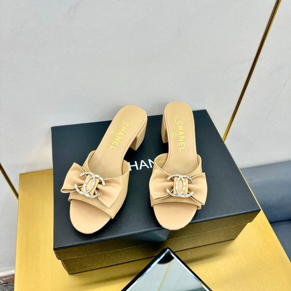 CC 25 Mid Heel Mules Daffodil Yellow Sheepskin 238477