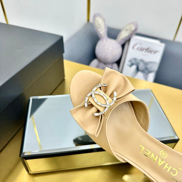 CC 25 Mid Heel Mules Daffodil Yellow Sheepskin 238477