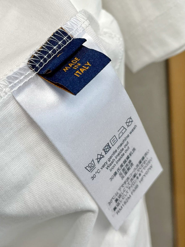LV T-SHIRT IN WHITE PURE COTTON 238779