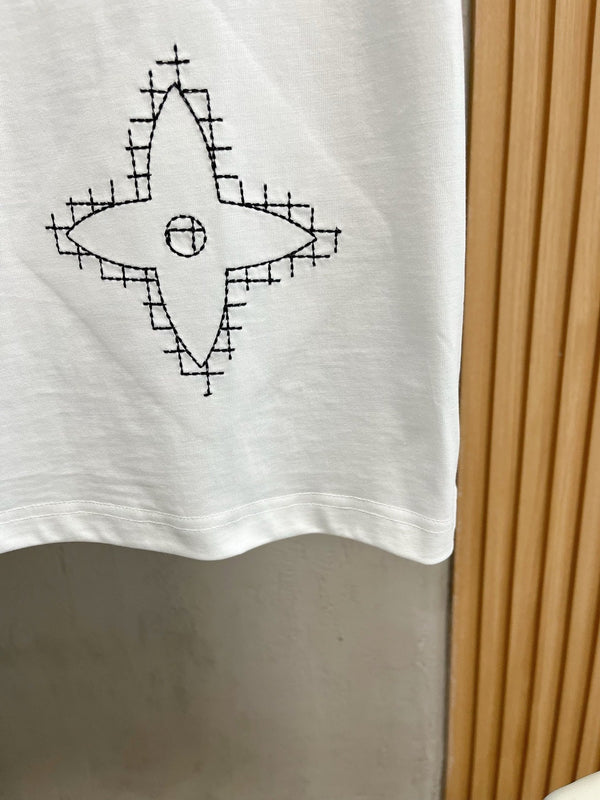 LV T-SHIRT IN WHITE PURE COTTON 238779