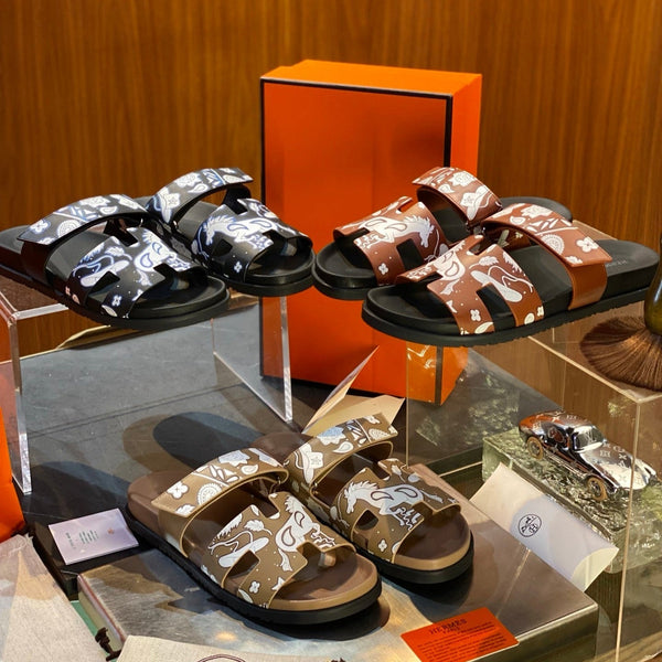 HM Men's Chypre Slide Calfskin 555859