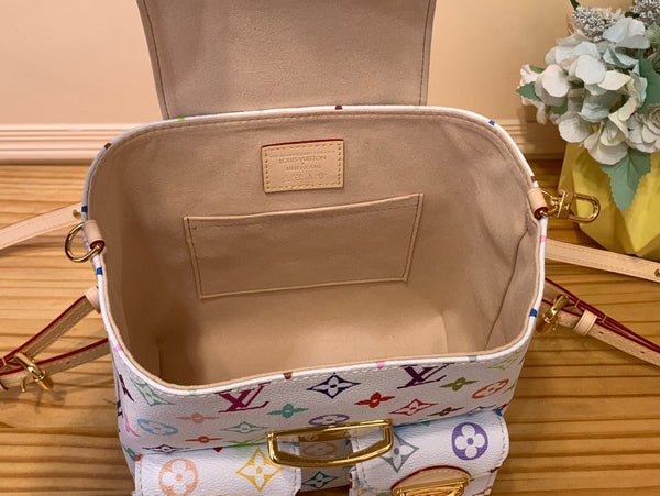 LV Venice LV x TM White Multicolored Monogram Canvas 203340