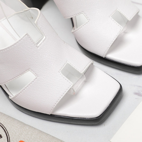 ERIS 95 SANDAL WHITE CALFSKIN