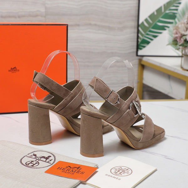 HM 25 Slingback Keen 90 Grey Suede