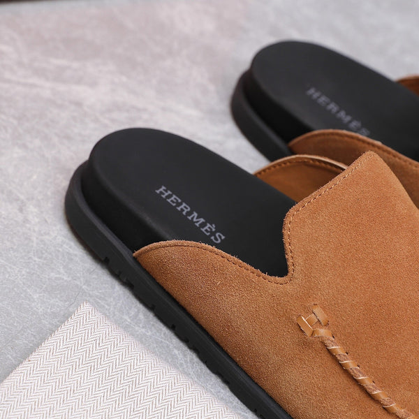 HM 25 Johan Mule Brown Suede