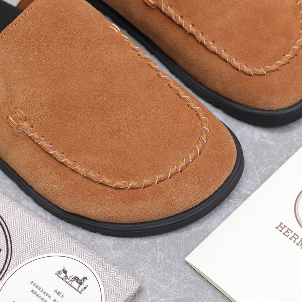 HM 25 Johan Mule Brown Suede