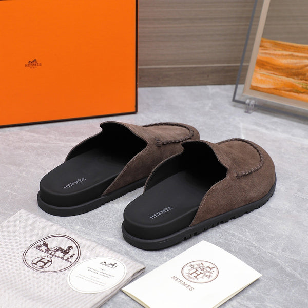 HM 25 Johan Mule Chocolate Suede