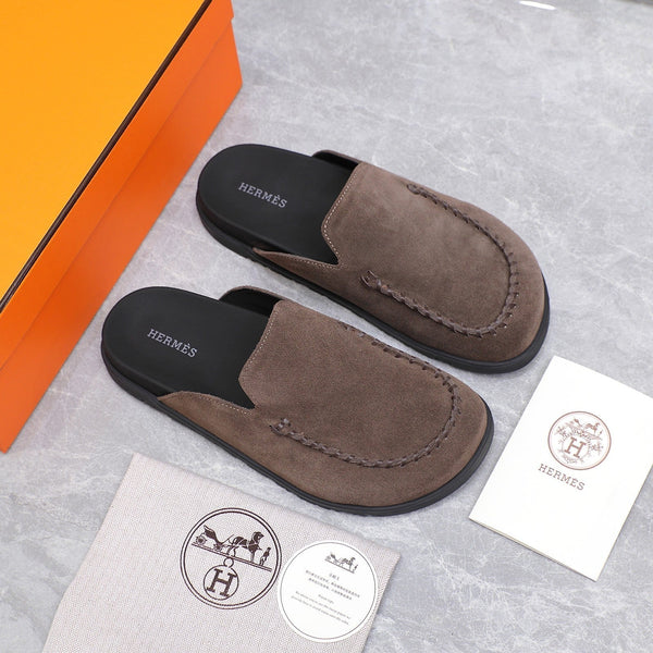 HM 25 Johan Mule Chocolate Suede