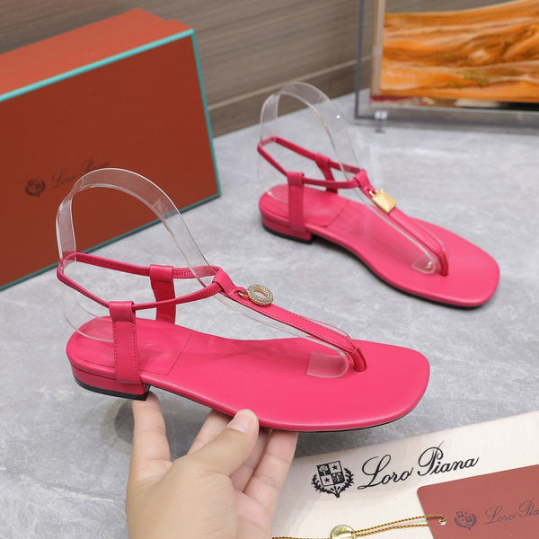LP Mindil Infra Sandal Dark Pink Sheepskin 310350