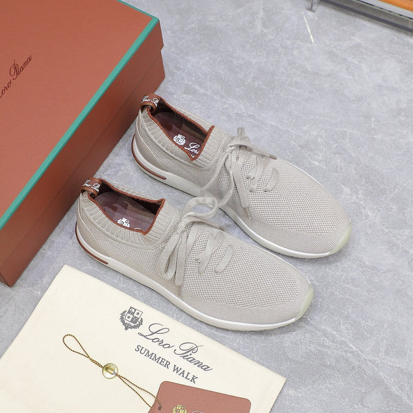 LP lady Flexy Walk Sneaker Power Pearl mix Orange Wool And Calfskin 310447