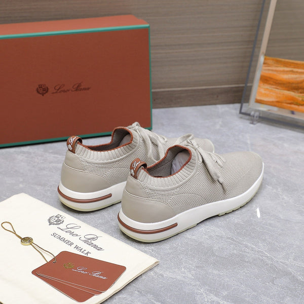 LP lady Flexy Walk Sneaker Power Pearl mix Orange Wool And Calfskin 310447