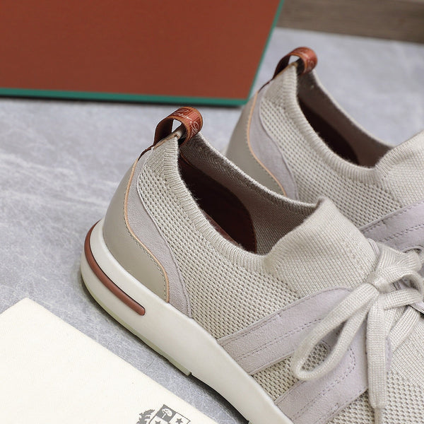 LP lady Flexy Walk Sneaker Power Pearl Wool And Calfskin 310452