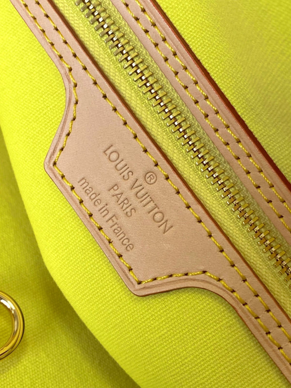 neverfull mm 31 peach damier coasted canvas