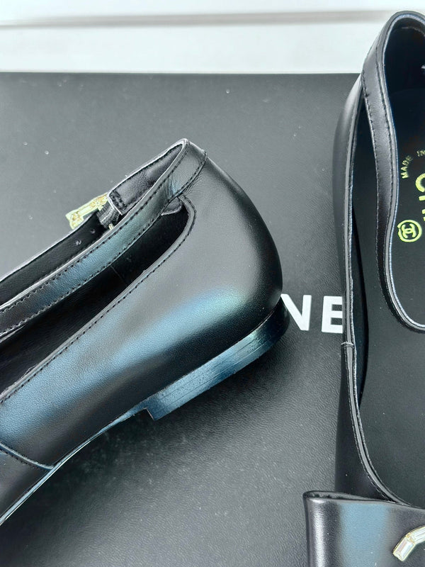 CC Mary Jane Black Lambskin