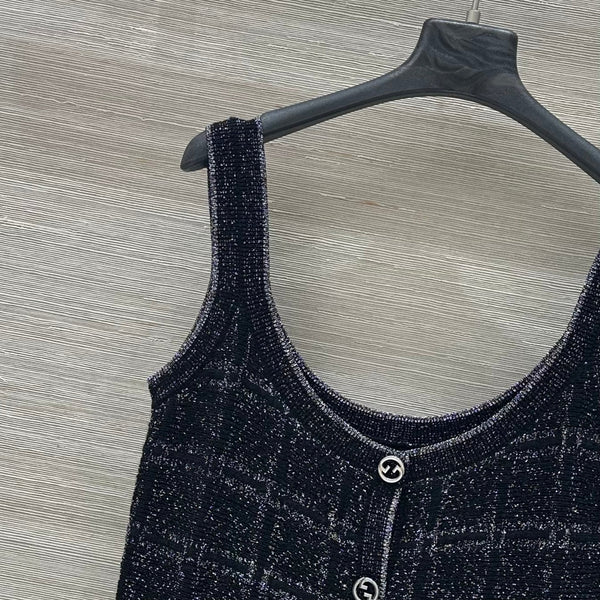 Gucci 2025 Camisole Black Wool Viscose