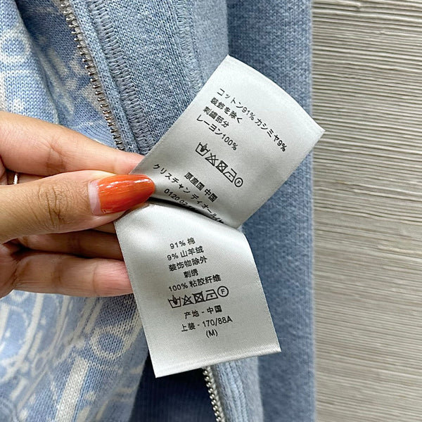 CD 25 Hooded Jacket Blue 2 Sides Cotton