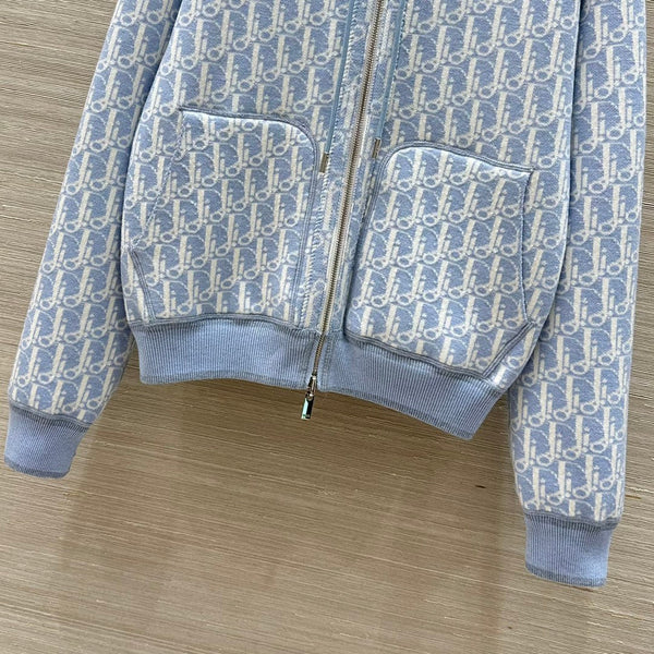 CD 25 Hooded Jacket Blue 2 Sides Cotton