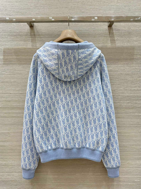 CD 25 Hooded Jacket Blue 2 Sides Cotton