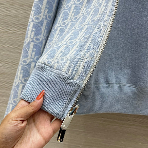 CD 25 Hooded Jacket Blue 2 Sides Cotton