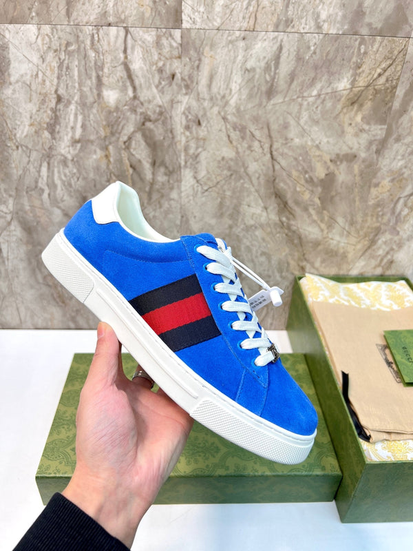 GG Men's ACE Sneaker Blue Suede 525962