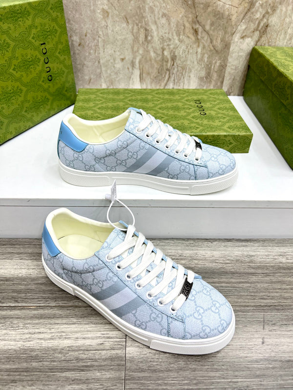 GG Men's ACE Sneaker Pastel Blue Canvas 525944