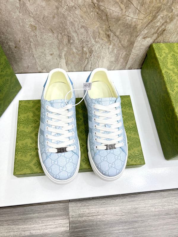 GG Men's ACE Sneaker Pastel Blue Canvas 525944