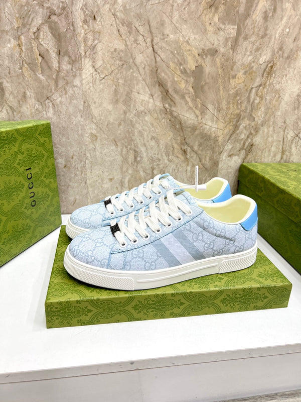 GG Men's ACE Sneaker Pastel Blue Canvas 525944