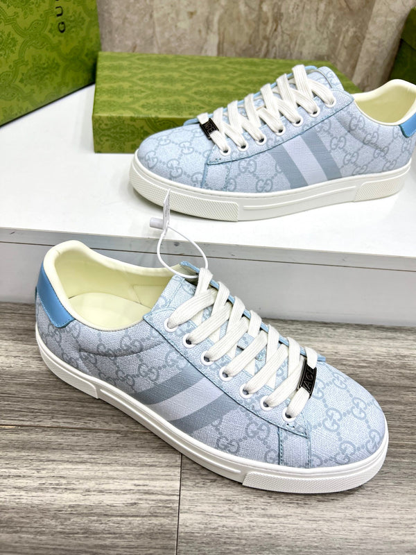 GG Men's ACE Sneaker Pastel Blue Canvas 525944
