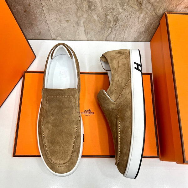 HM 25 Scarpe slip-on da uomo Kiddy in pelle di mucca Digione 545622