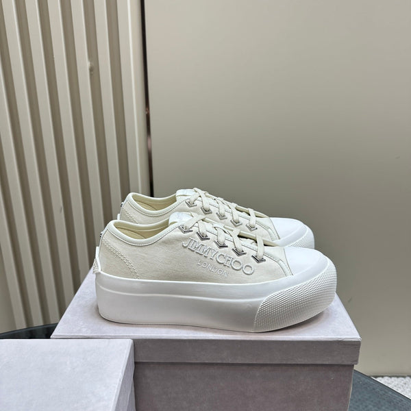 Jimmy Palma Maxi/F Sneakers in tela beige 583144