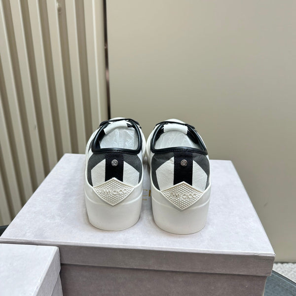 Jimmy Palma Maxi/F Sneakers in tela bianca e nera 583150