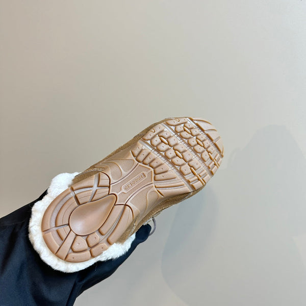 Miu x Balance 530 SL Mule Dark Brown Suede