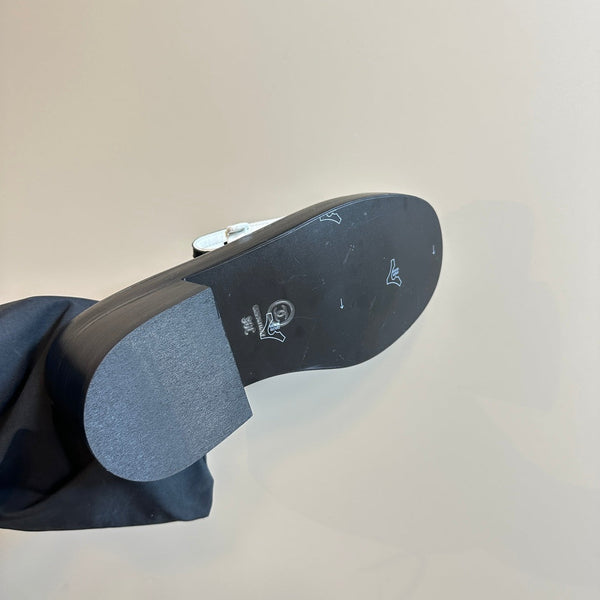 CC Moccasins 65mm White Calfskin