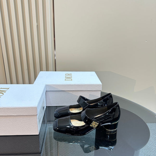 CD Miss Dior Pump 40mm Glossy Black Cowhide