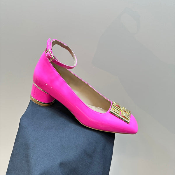 CD Miss Dior Pump 40mm Glossy Pink Lambskin