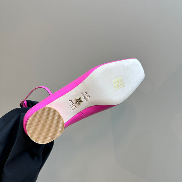 CD Miss Dior Pump 40mm Glossy Pink Lambskin