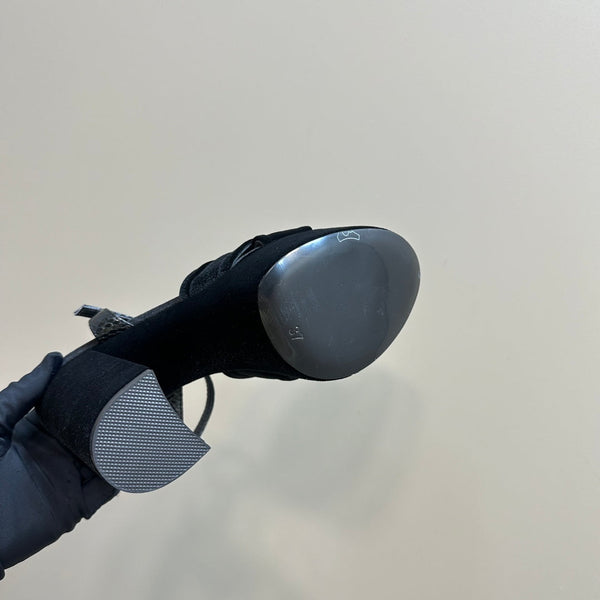 BIANCA PLATFORM SANDALS IN BLACK VELVET