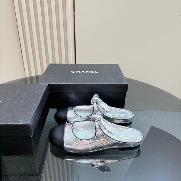 CC 25 Mule Flat Silver Montone 239413