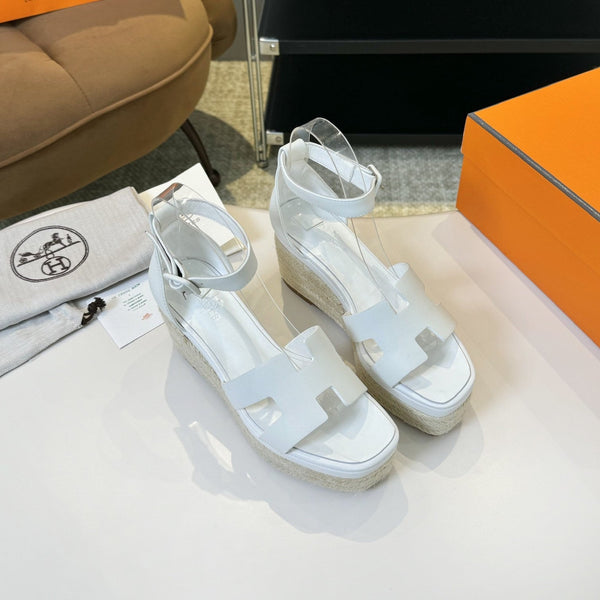Espadrillas Elda 80 Pelle di vitello bianca