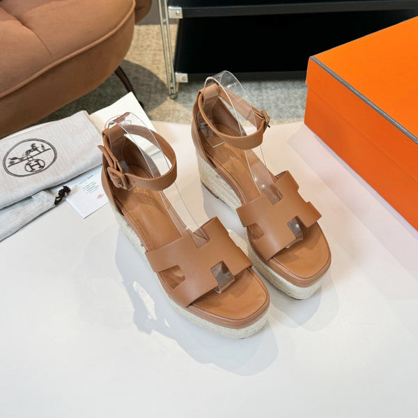 Espadrillas Elda 80 Pelle di vitello marrone chiaro