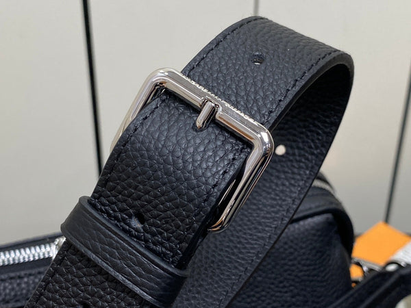 consegnalo a tutti pm 29cm pelle di vitello mahina nera