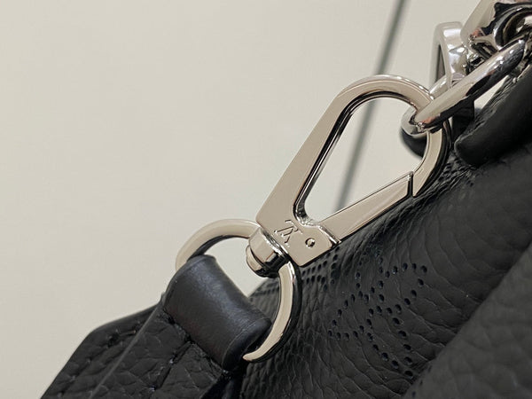 consegnalo a tutti pm 29cm pelle di vitello mahina nera