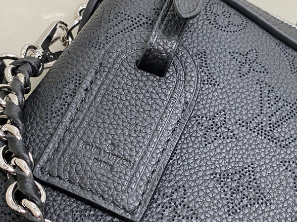 consegnalo a tutti pm 29cm pelle di vitello mahina nera