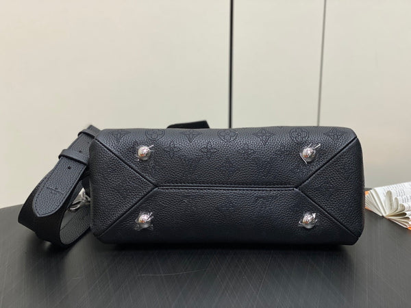 consegnalo a tutti pm 29cm pelle di vitello mahina nera